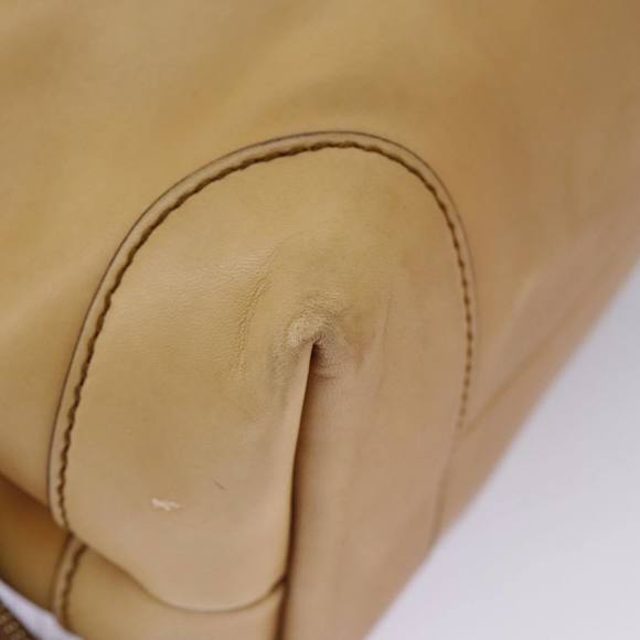 GUCCI Hand Bag Leather Beige Gold 269878 Auth 97401 - Picture 15 of 16